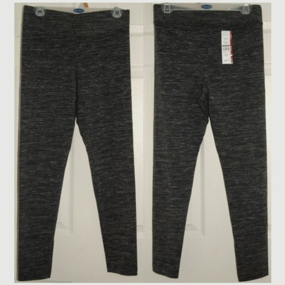 NWT Time and Tru High-Rise Leggings Women Size M (8-10), Gray Heather